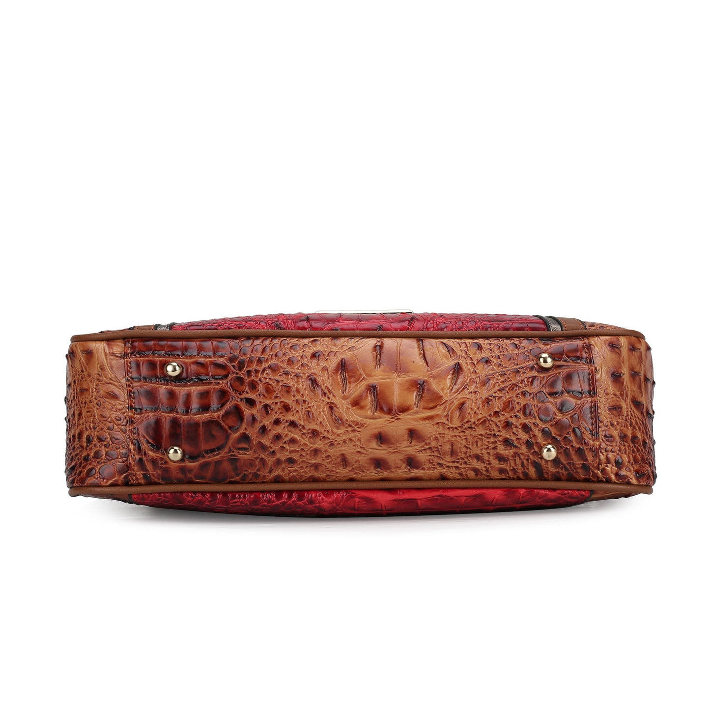 MKF Collection Becket Faux Crocodile Embossed Vegan Leather Women Shoulder Bag by Mia K