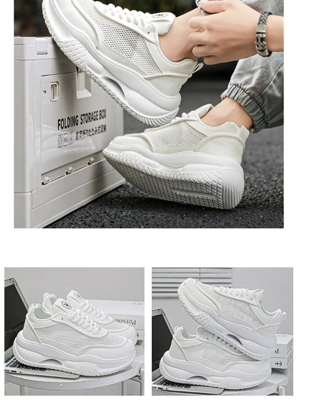 New men's shoes comfortable breathable mesh surface fashion casual sports shoes men's fashion shoes 39-44