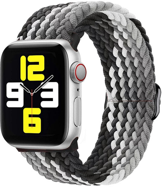 Nylon Braided Solo Loop Strap For Apple Watch