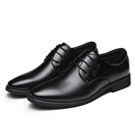 Classic British Leather Dress Shoes for Men