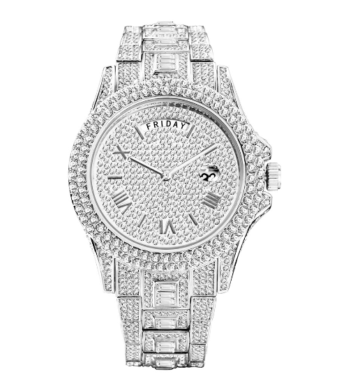 Men's Luxury Crystal Watches