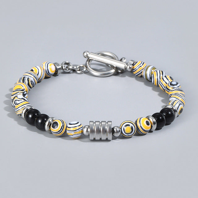 Clasp Tiger Eye Bracelet for Men