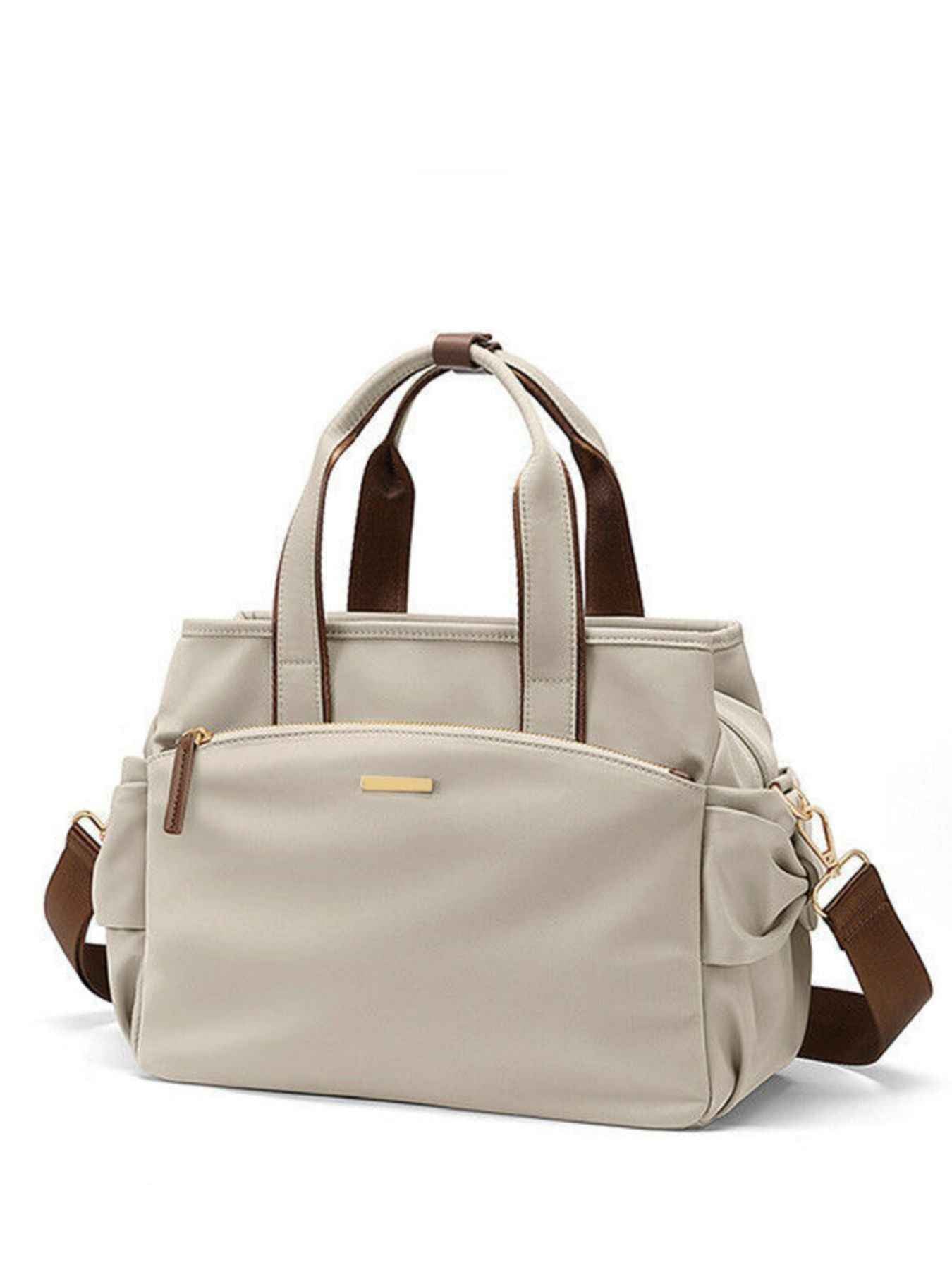 Top Handle Nylon Shoulder Bag