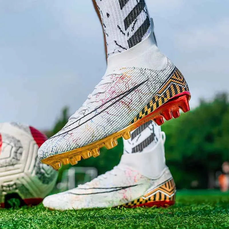 Men's High Ankle Soccer Shoes for Youth and Adults