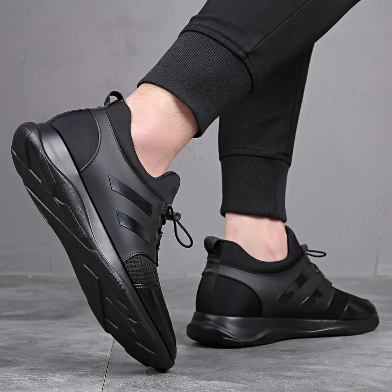 Casual Black Mesh Shoe