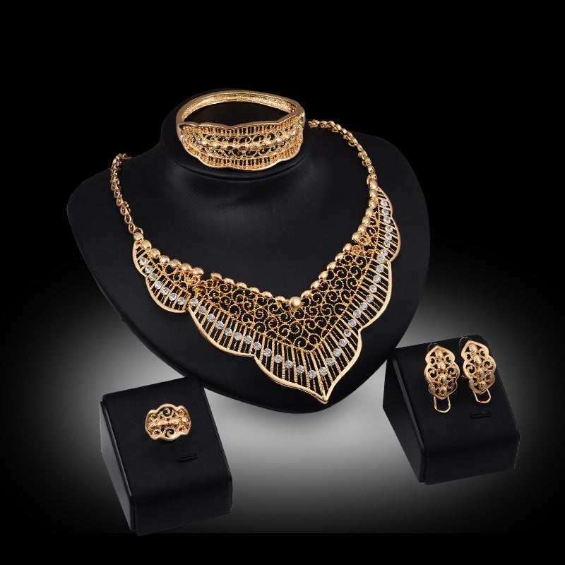 Mix Style Gold Indian Bridal Jewelry Sets