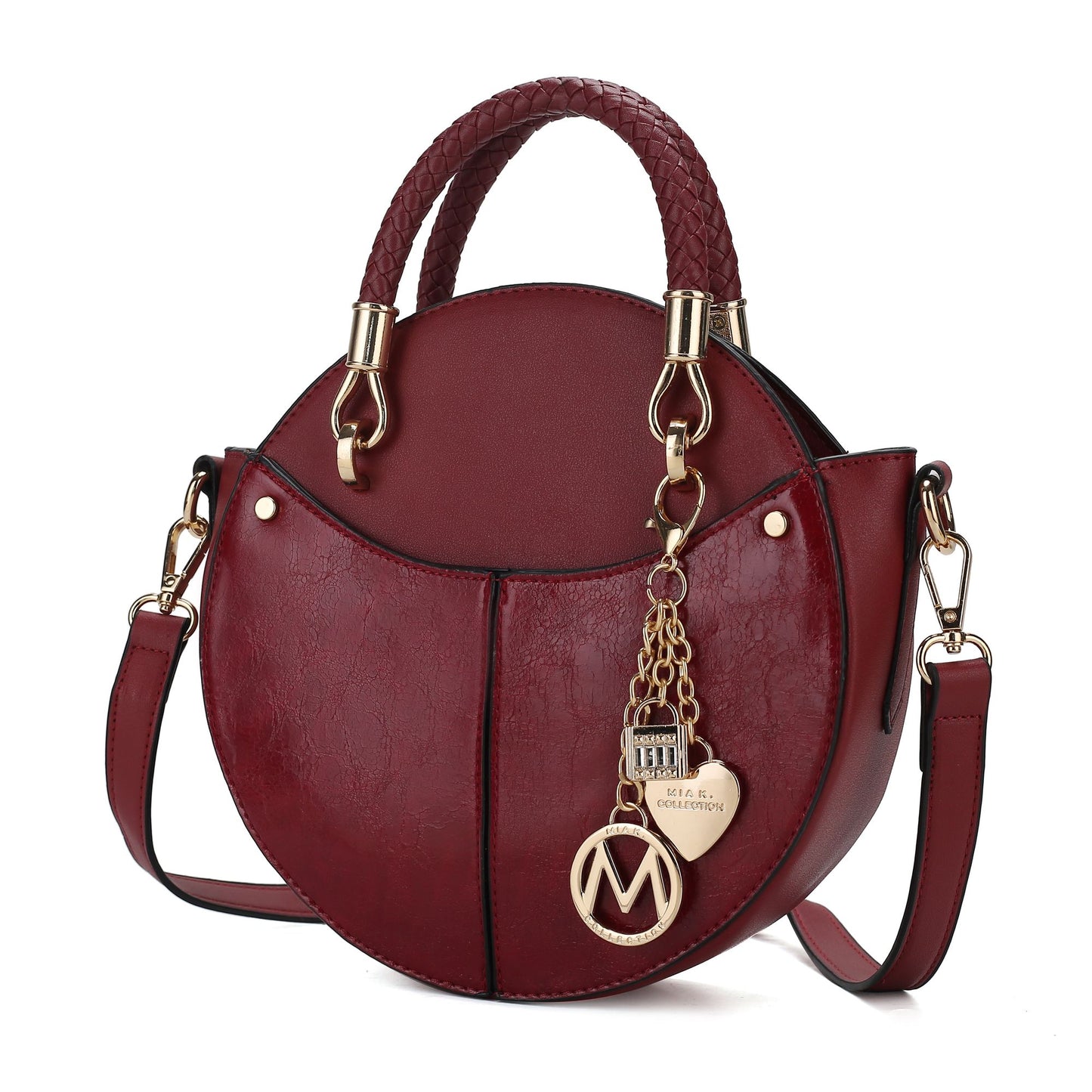 MKF Collection Nobella Crossbody Handbag Vegan Leather Women by Mia K