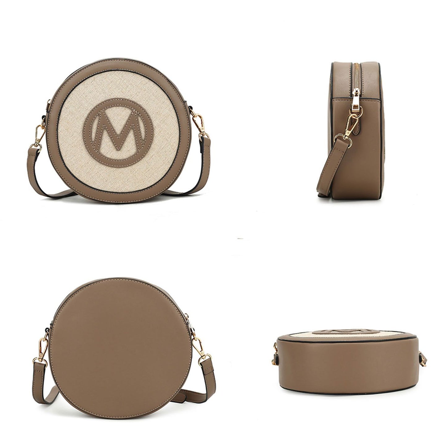 MKF Collection Acacia Women Round Crossbody Bag by Mia K