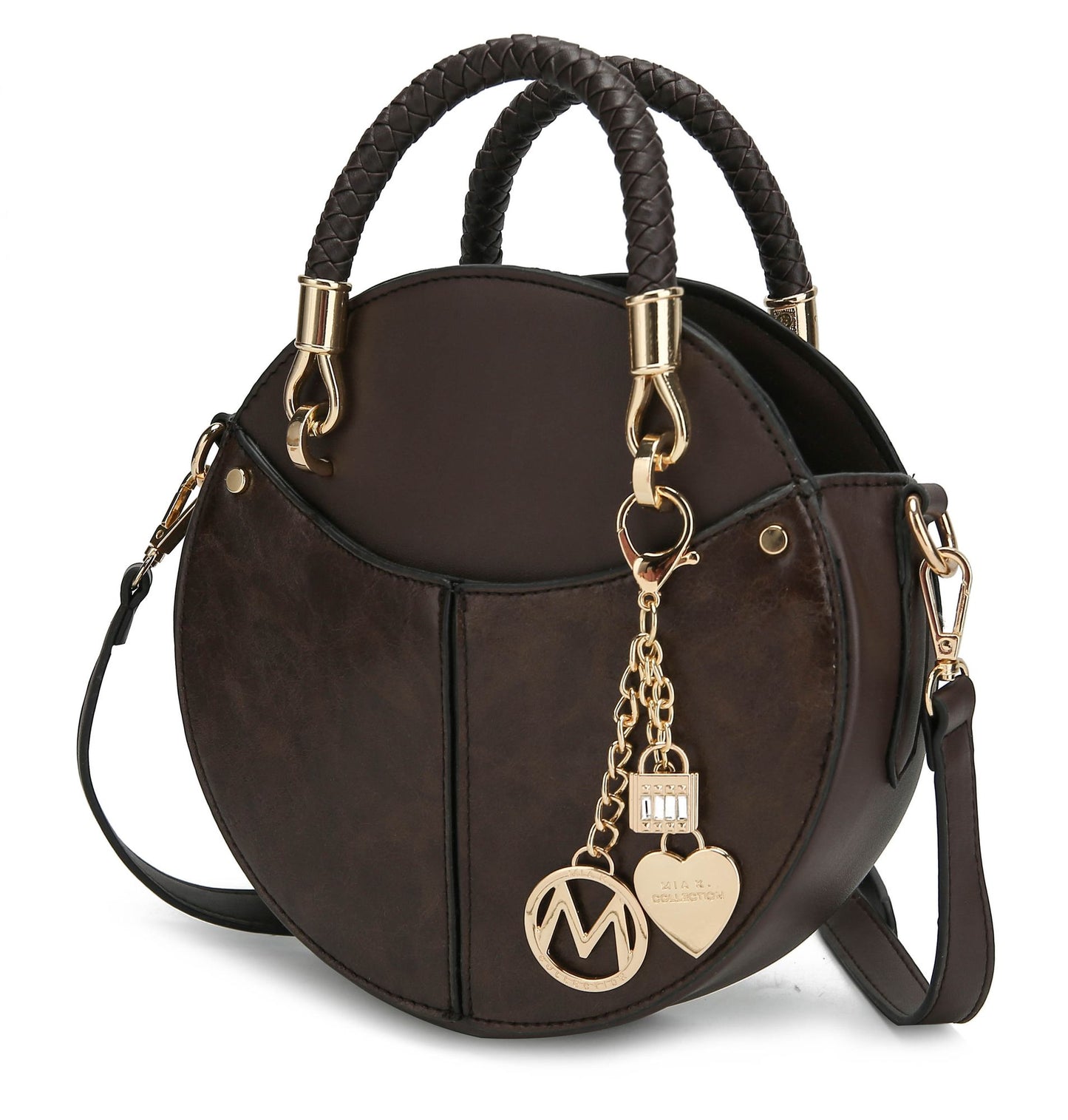 MKF Collection Nobella Crossbody Handbag Vegan Leather Women by Mia K