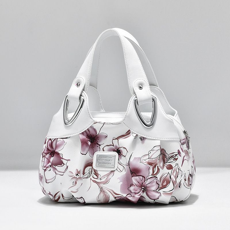 Luxury Handbags Flower Design Top-handle Ladies Handbag Women Shoulder Bags PU Leather Messenger Purse Bag Female Tote Sac Main