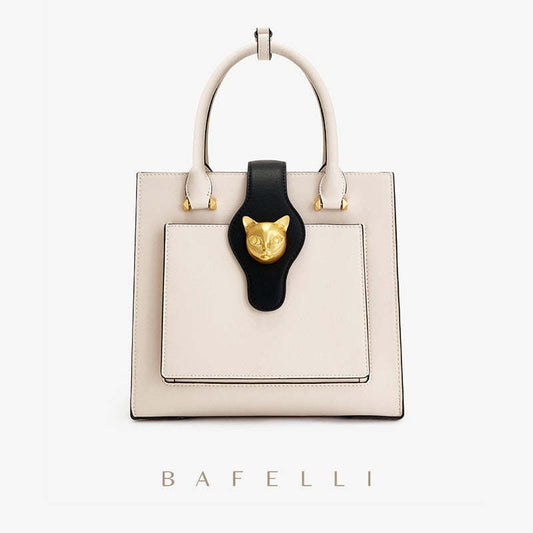 BAFELLI WOMEN NEW HANDBAG CAT LUXURY LEATHER FASHION BUSINESS SHOULDER STYLISH CASUAL CROSSBODY FEMALE PURSE OFFICE LADY