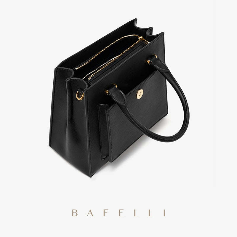 BAFELLI WOMEN NEW HANDBAG CAT LUXURY LEATHER FASHION BUSINESS SHOULDER STYLISH CASUAL CROSSBODY FEMALE PURSE OFFICE LADY