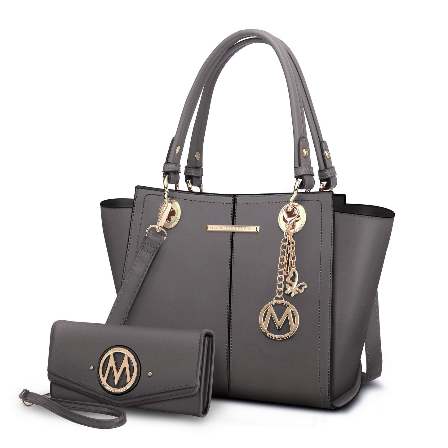 MKF Collection Ivy Vegan Leather Women Tote Bag with wallet by Mia k