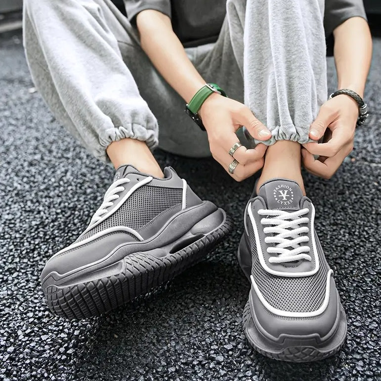 New men's shoes comfortable breathable mesh surface fashion casual sports shoes men's fashion shoes 39-44