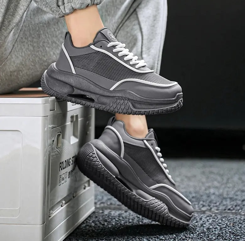 New men's shoes comfortable breathable mesh surface fashion casual sports shoes men's fashion shoes 39-44