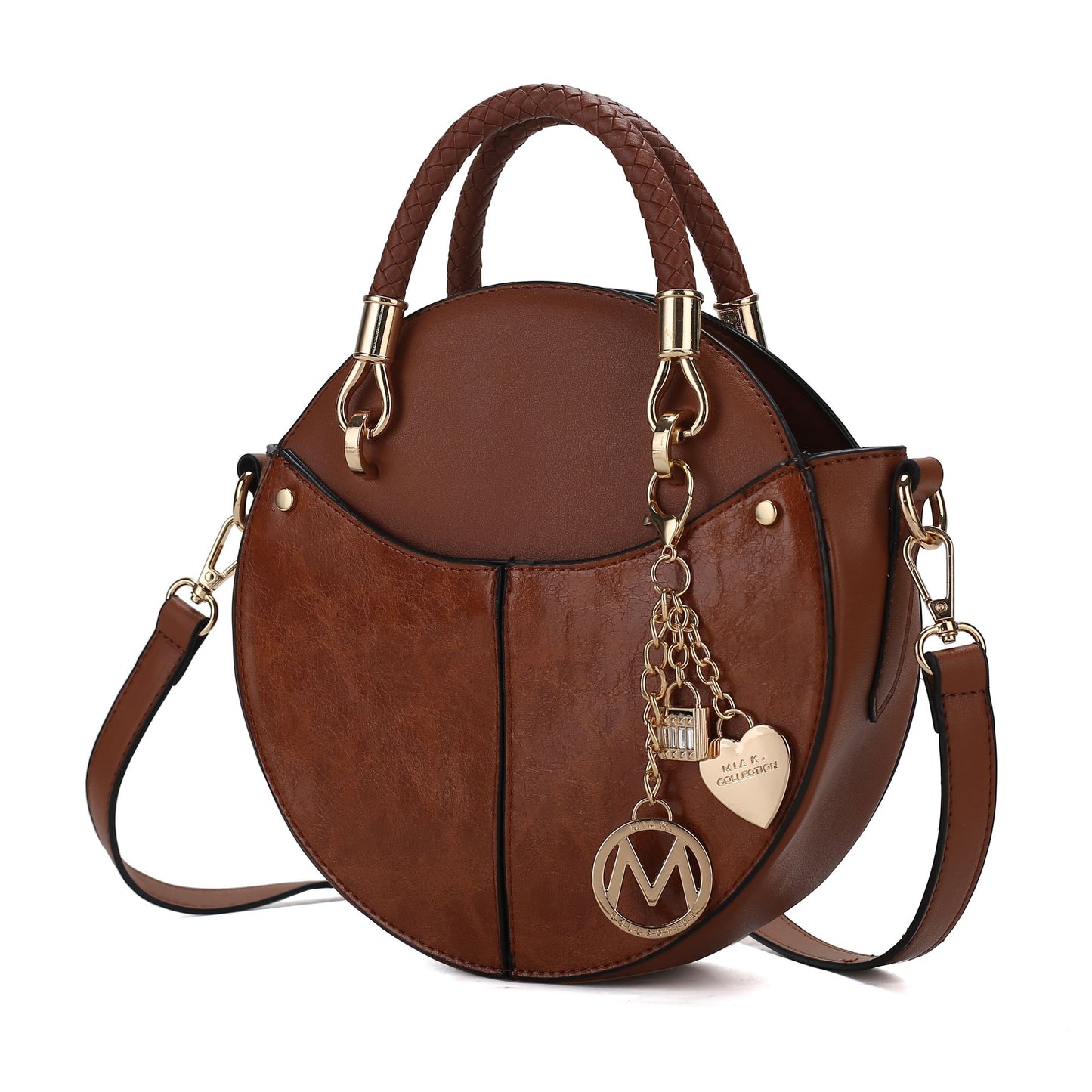 MKF Collection Nobella Crossbody Handbag Vegan Leather Women by Mia K