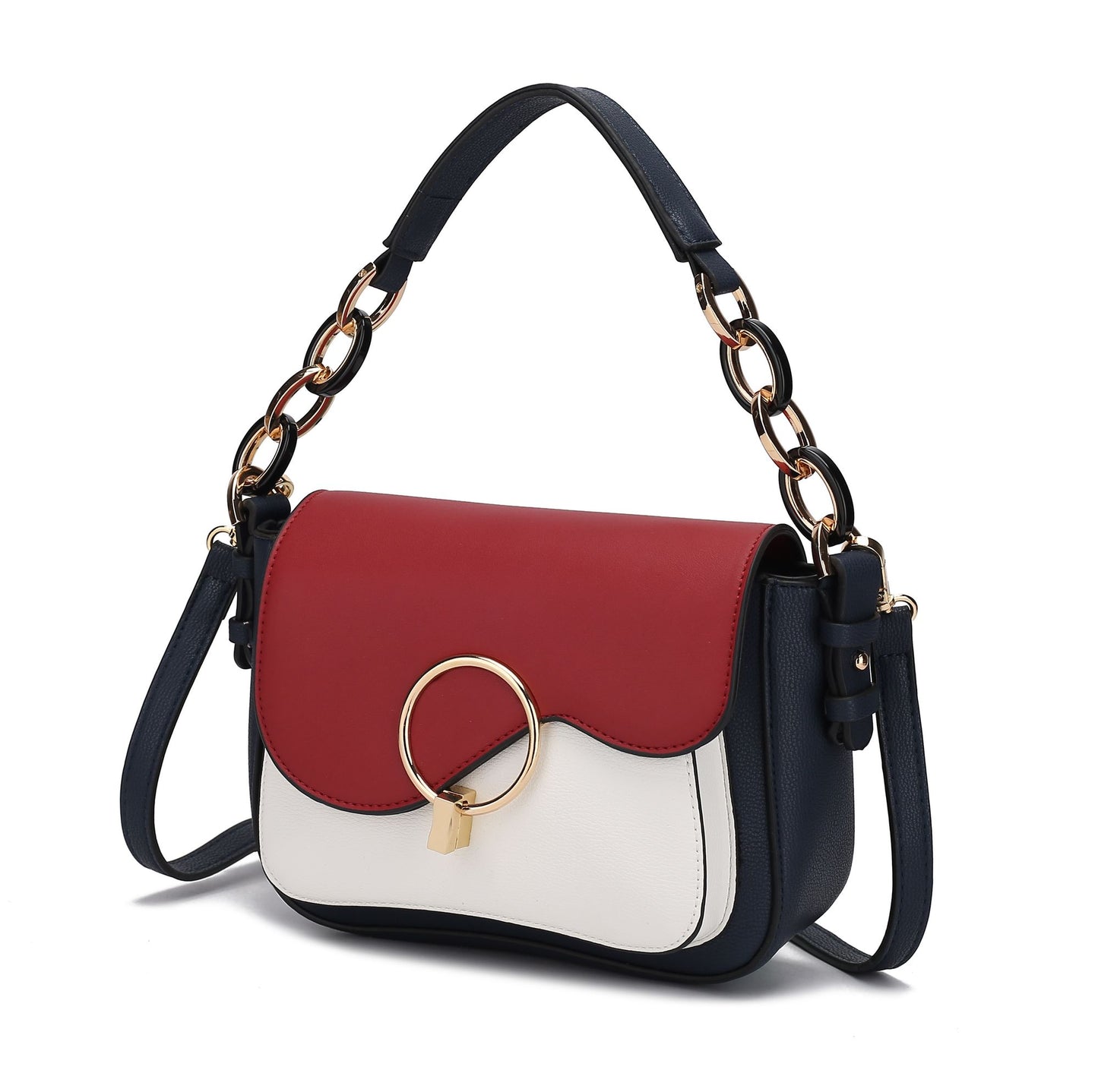 MKF Collection Fantasia Solid Crossbody Bag by Mia K