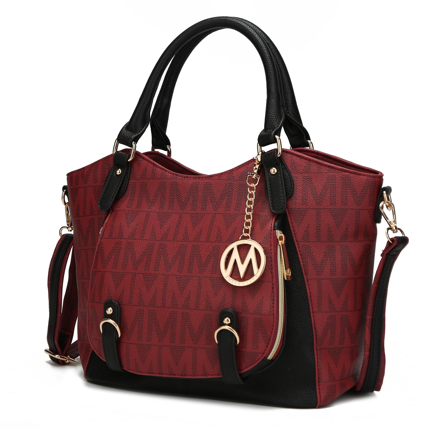 MKF Collection Fula Signature Satchel Bag by Mia k