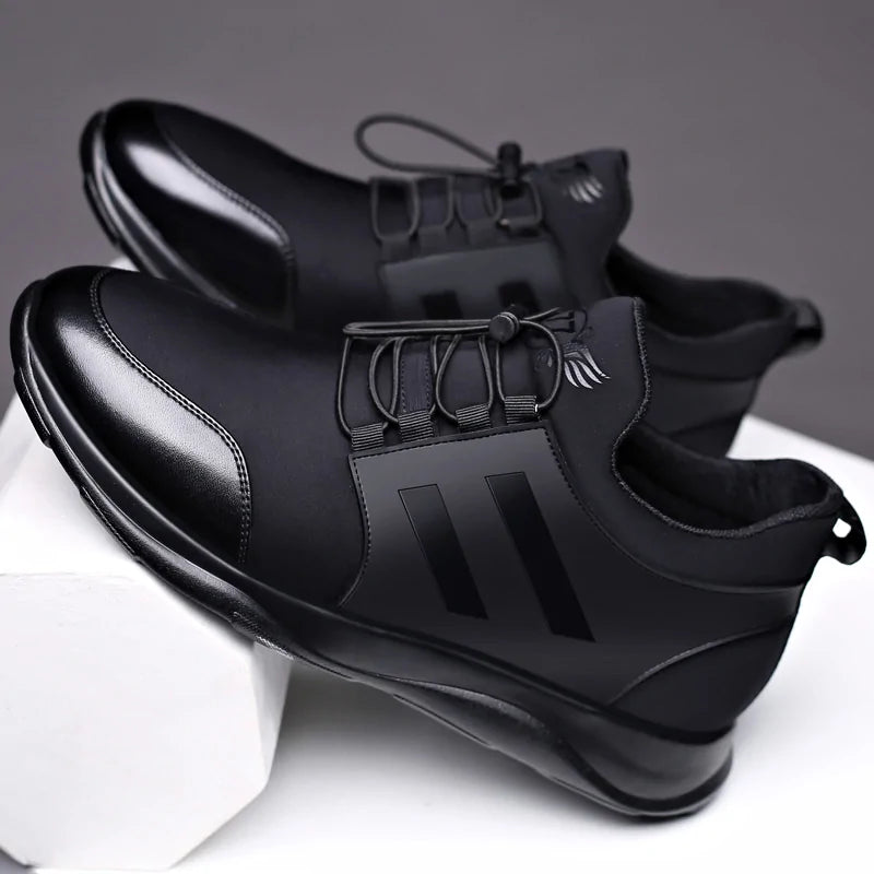 Casual Black Mesh Shoe