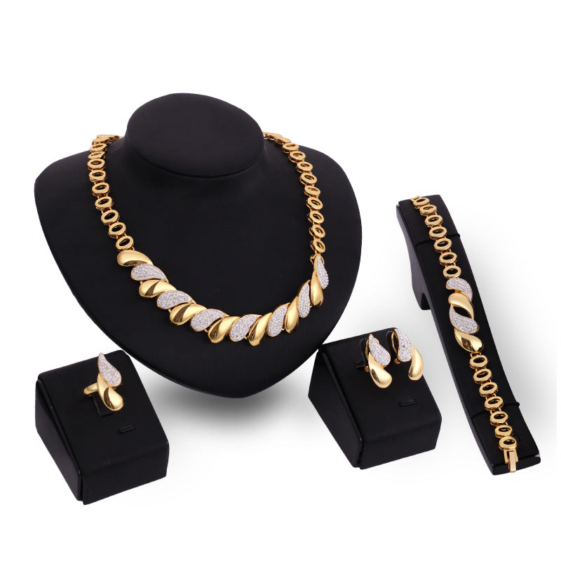 Mix Style Gold Indian Bridal Jewelry Sets