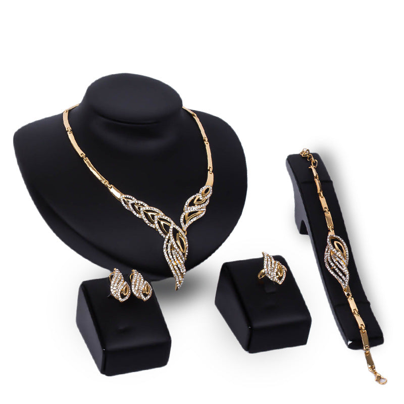 Mix Style Gold Indian Bridal Jewelry Sets