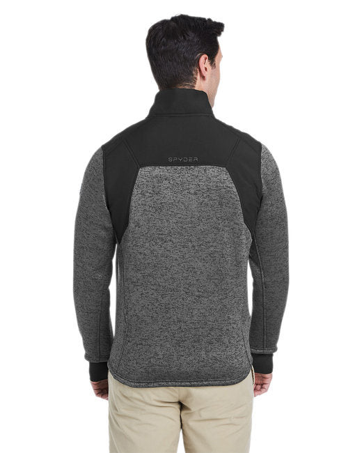 Men's Passage Sweater Jacket - BLACK POWDR/ BLK - S