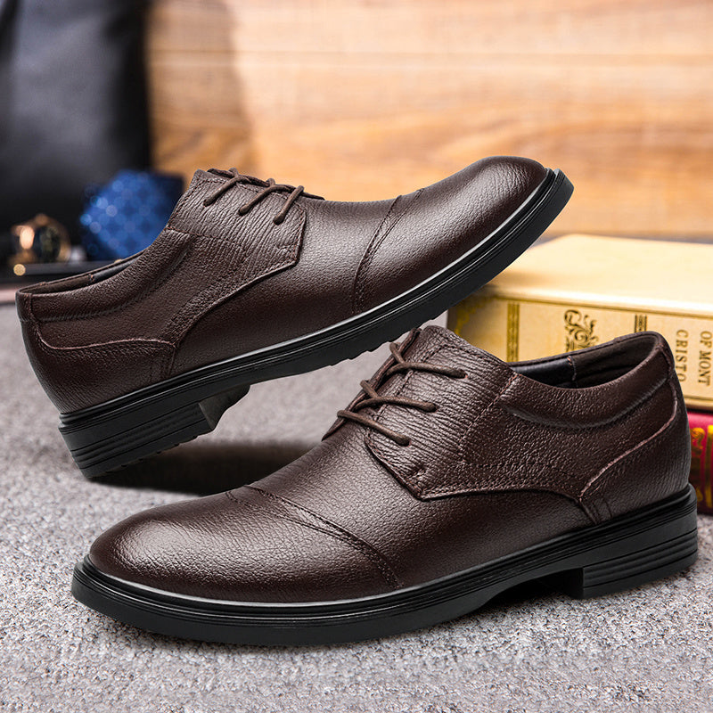 shoes for men Genuine Leather men's casual shoes Large Size 36-50 Brand men's leather shoes